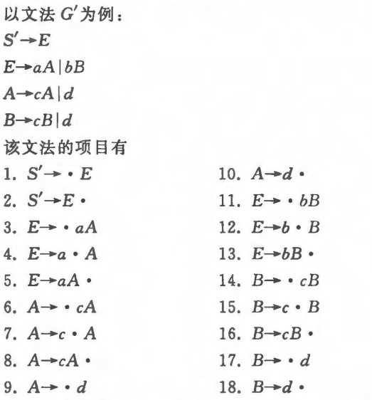LR(0)项目